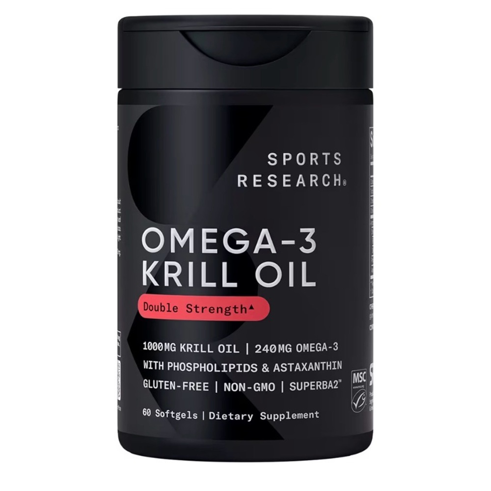 Sports Research Omega-3 Krill Oil Supplement